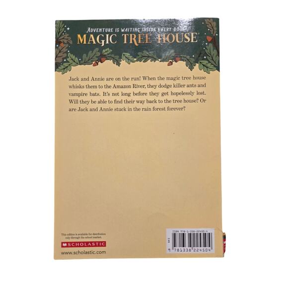 MAGIC TREE HOUSE #6 AFTERNOON IN THE AMAZON Mary Pope Osborne Chapter Book - Picture 5 of 8